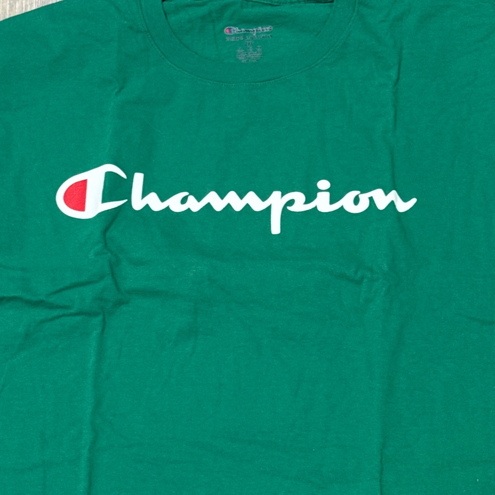 MENS GREEN CHAMPION SHIRT NWOTAGS - Picture 2 of 3